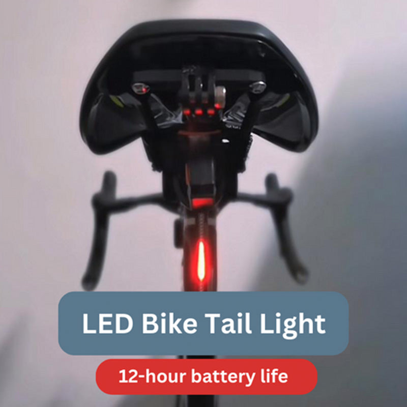 LED Achterlicht voor Fiets 40 Lumen Zichtbaarheid Veilig Fietsen Dag en Nacht Racefiets | Sansoti