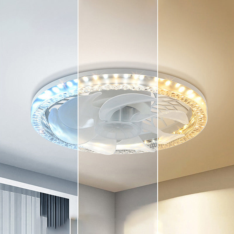 Ventilator met Verlichting – Rustgevend Licht en Koele Bries – Afstandsbediening – 4 Standen | Sansoti