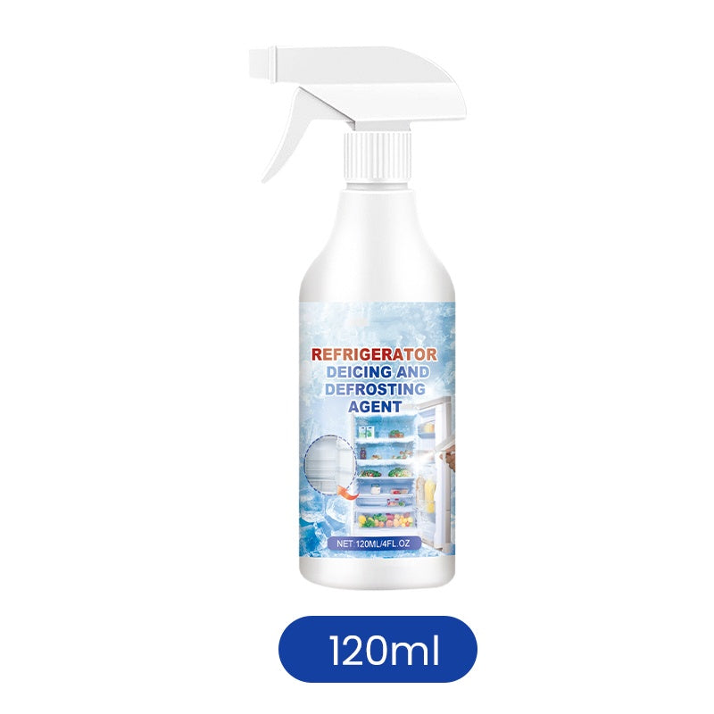 Enteisungsspray, 120 ml, schnelle Eisentfernung, Kühlschrank- und Gefrierfach-Enteisungsspray, ohne Kratzen, Haushalt | Sansoti