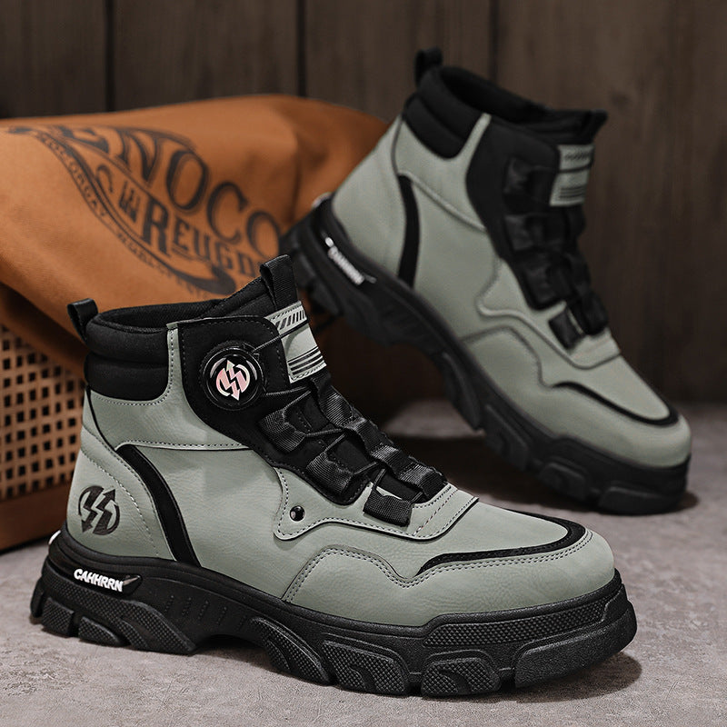 Work Shoes with Twist Closure - Quick Fit in Seconds - Water-Repellent & Breathable for Everyday Use | Sansoti