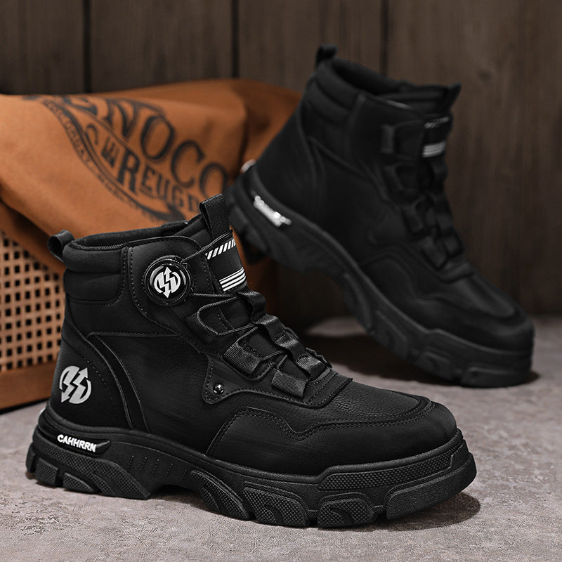 Work Shoes with Twist Closure - Quick Fit in Seconds - Water-Repellent & Breathable for Everyday Use | Sansoti