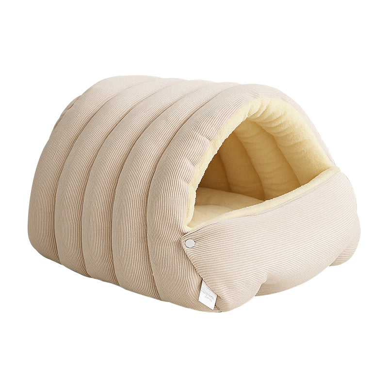 Huisdierenbed Grondloze Iglohut – Zachte Igloo Pluche Slaapplek Klein Medium Groot Kat Hond Winter | Sansoti