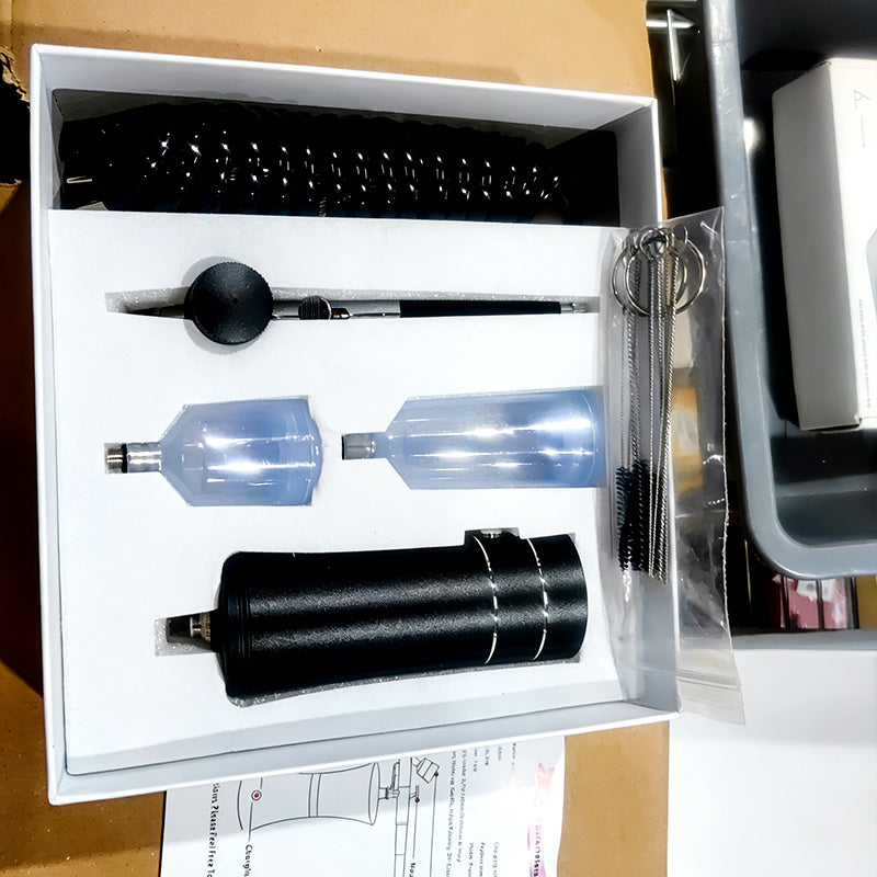 Draadloze Airbrush Pistool met 3 Verwisselbare Spuitkoppen en Oplaadbare Accu voor Modelbouw Kunst en Nail Art | Sansoti