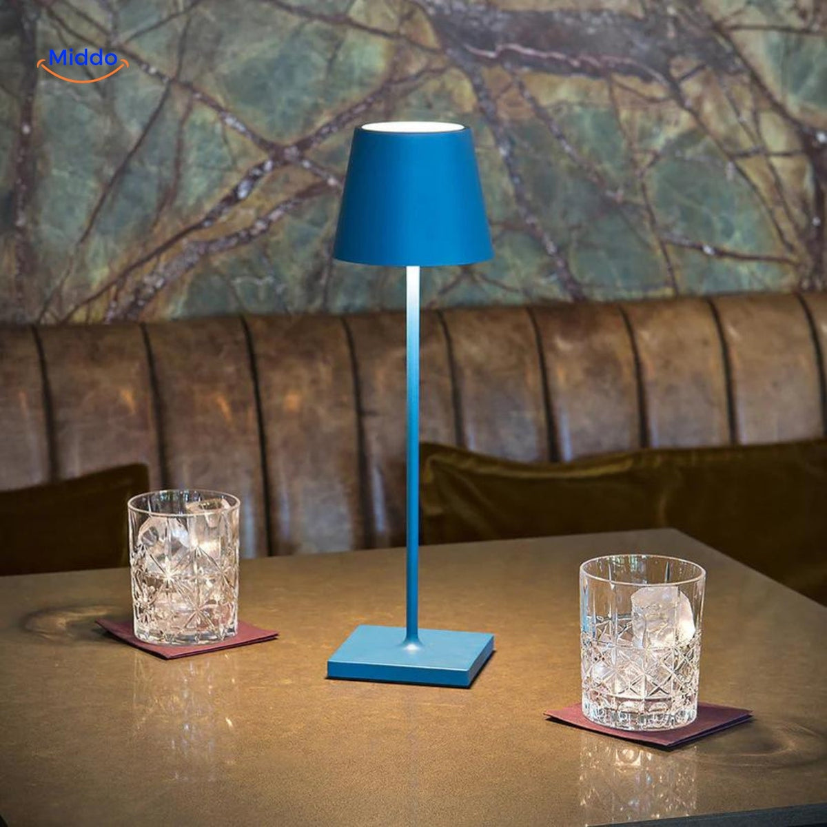 Portable LED Lamp Dimmable Rechargeable USB-C IP54 Waterproof for Table Indoor Outdoor Garden Patio | Sansoti