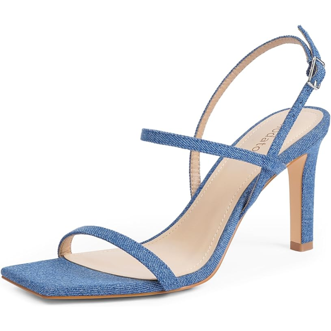 Strappy High Heel Sandalen met Enkelbandje – Elegant Open Teen Design voor Feesten en Speciale Gelegenheden | Sansoti