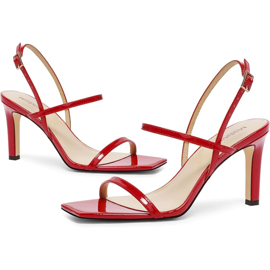 Strappy High Heel Sandalen met Enkelbandje – Elegant Open Teen Design voor Feesten en Speciale Gelegenheden | Sansoti