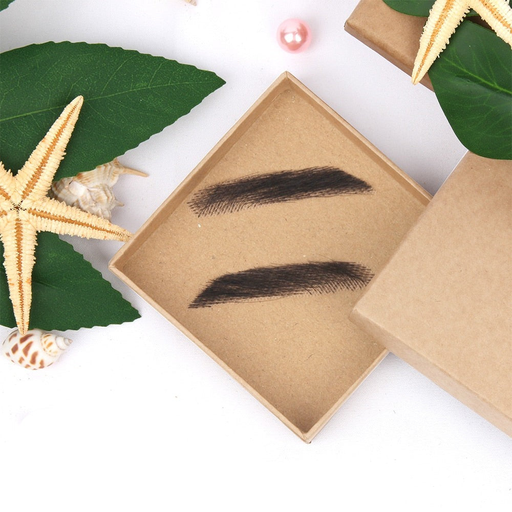 Extension naturelle pour sourcils en fibres 4D, réutilisable et réglable, pour des sourcils épais, maquillage et beauté | Sansoti