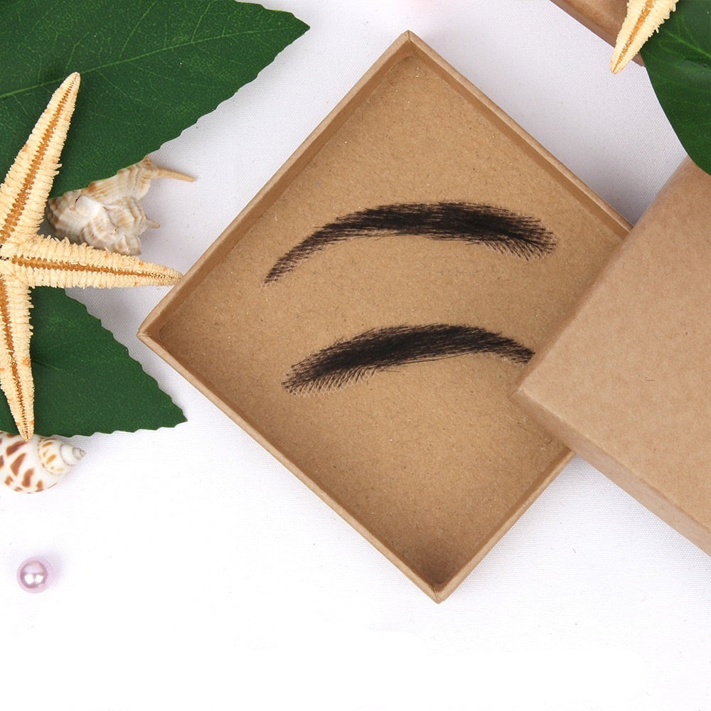Extension naturelle pour sourcils en fibres 4D, réutilisable et réglable, pour des sourcils épais, maquillage et beauté | Sansoti