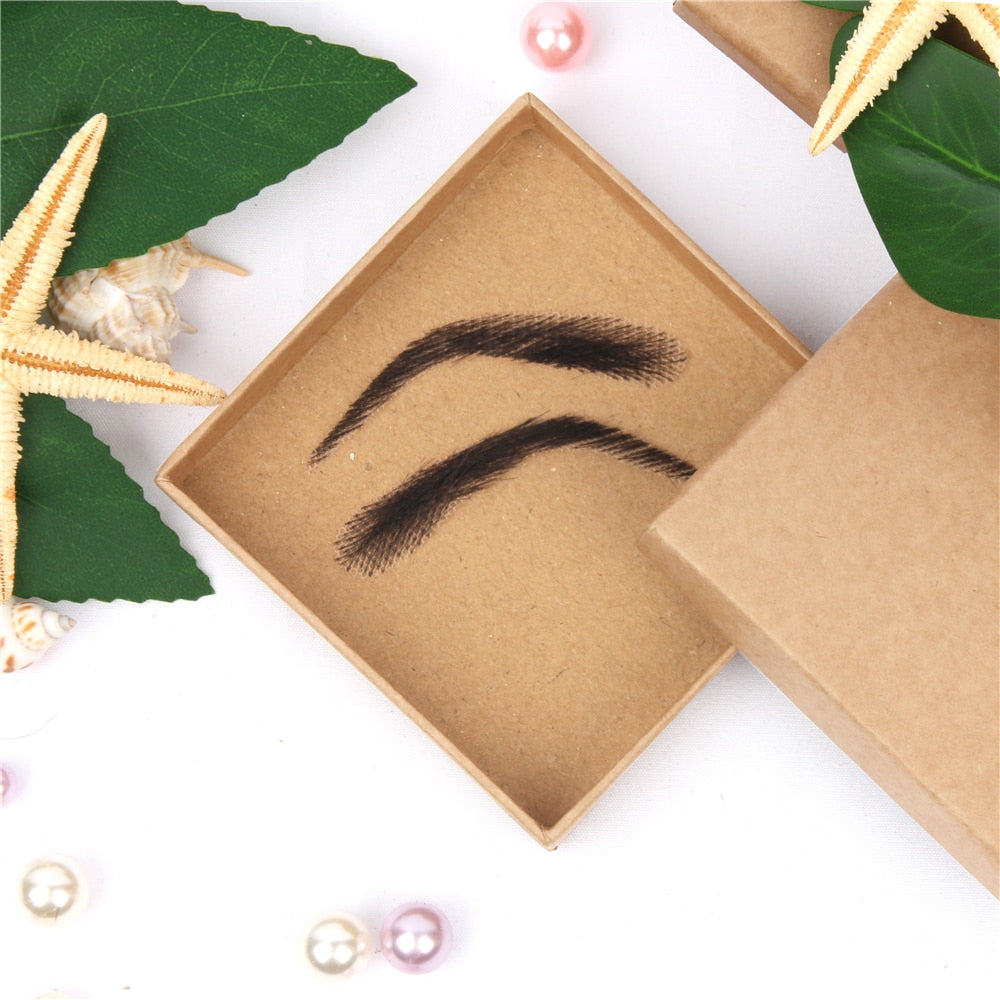 Extension naturelle pour sourcils en fibres 4D, réutilisable et réglable, pour des sourcils épais, maquillage et beauté | Sansoti