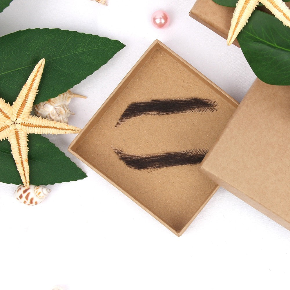 Extension naturelle pour sourcils en fibres 4D, réutilisable et réglable, pour des sourcils épais, maquillage et beauté | Sansoti