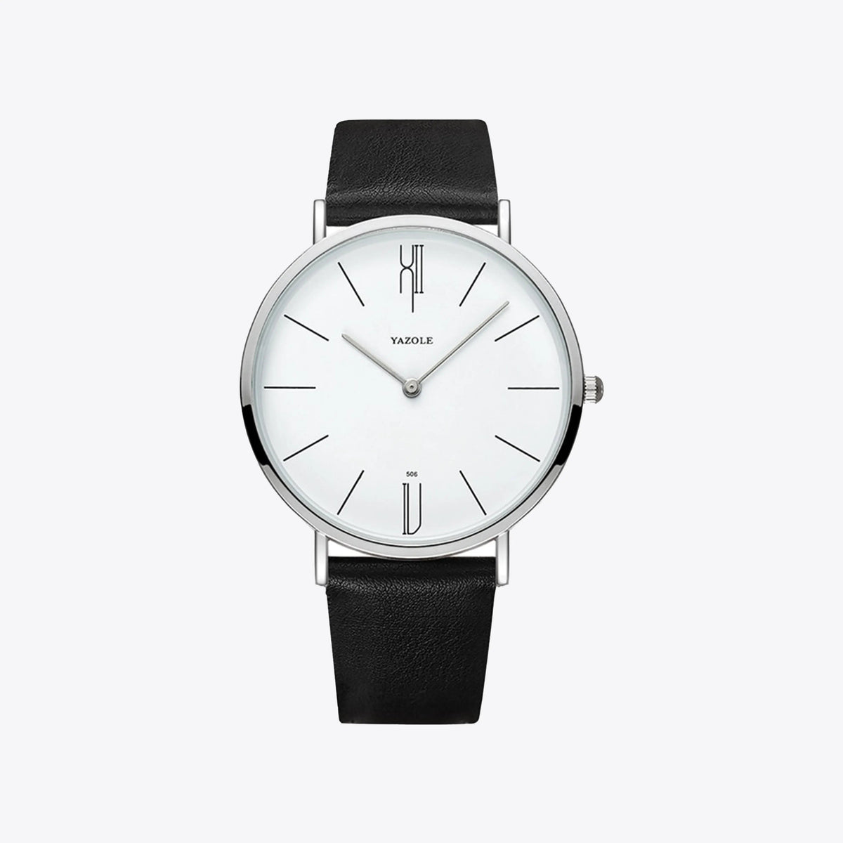 Herrenarmbanduhr mit Lederarmband und Quarzuhrwerk, klassisches Design, stilvolle Vintage-Optik, zeitlos und elegant | Sansoti