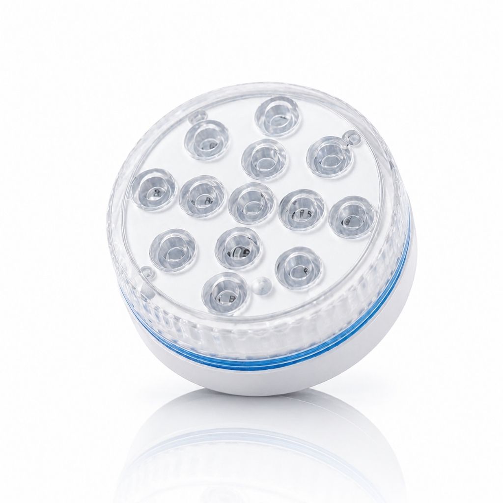 Lampe LED sous-marine RGB pour piscine avec télécommande, 13 couleurs, étanche IP68, éclairage décoratif | Sansoti