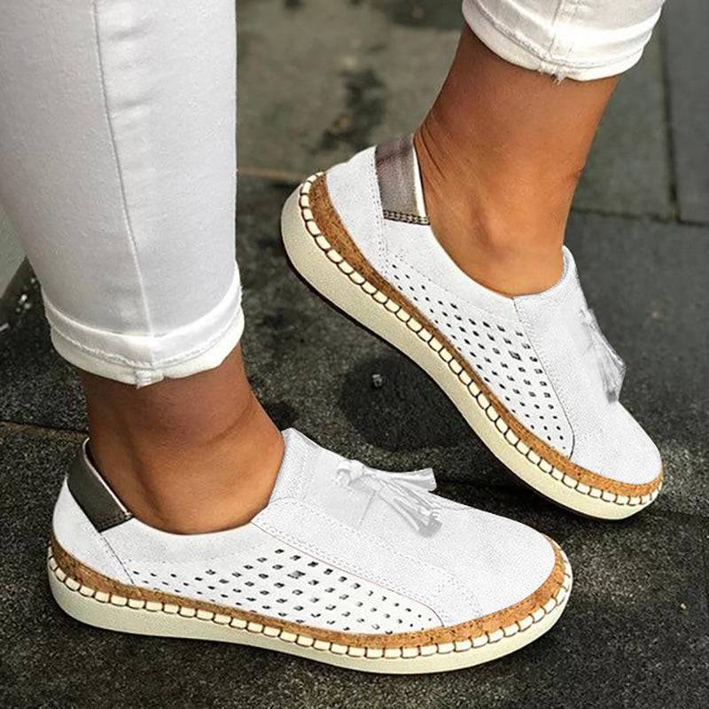 Orthopedische Dames Sneakers met Teenband voor Houdingscorrectie en Bunion Support - Grijs Zwart Comfortabel | Sansoti