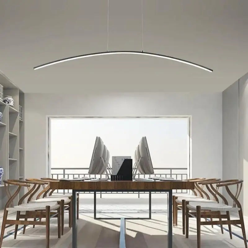 Hanglamp Keuken Design Aluminium Acryl LED G9 26W Zwart Eettafel Woonkamer Modern | Sansoti