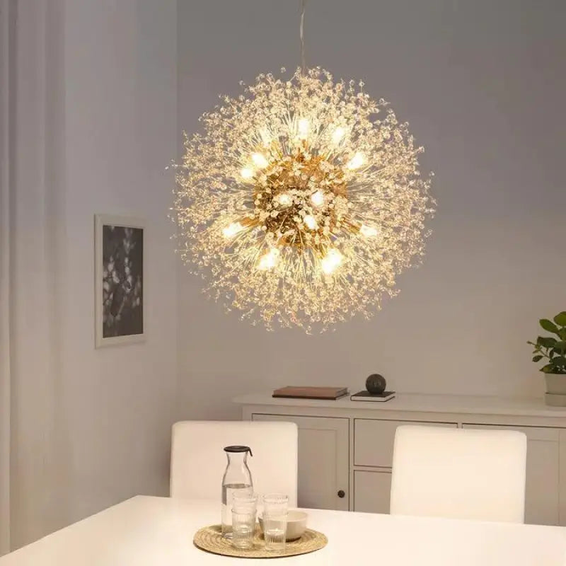 Hanglamp Paardenbloem Design Aluminium Acryl LED G9 35W Goud Zilver Woonkamer Slaapkamer | Sansoti