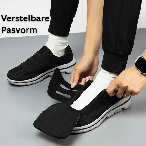 Verstelbare Therapeutische Schoenen met Klittenband – Extra Breed en Ademend voor Gevoelige Voeten | Sansoti