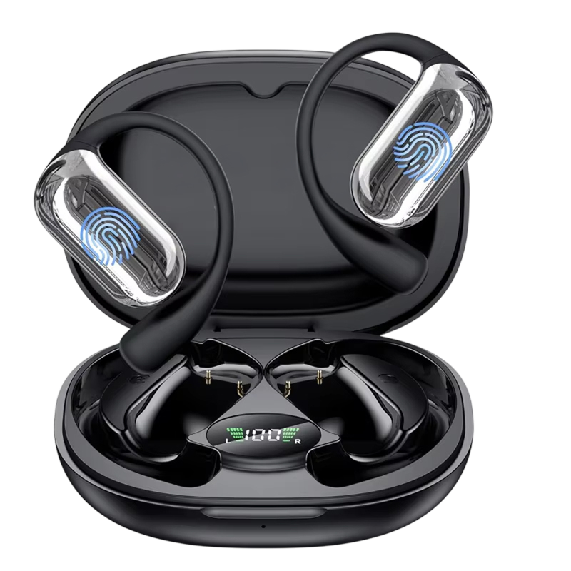 Wireless Translation Earbuds with AI Technology, 144 Languages, Real-Time Communication, Open-Ear Design for Travel | Sansoti