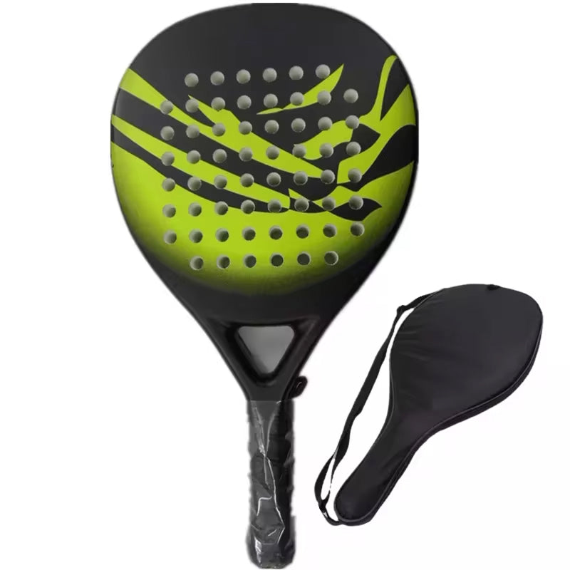 Padel Racket Carbon Fibre EVA Foam 365g Lichtgewicht Trainingsracket Voor Beginners Outdoor Padeltennis | Sansoti