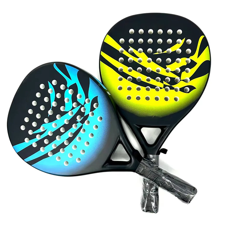 Padel Racket Carbon Fibre EVA Foam 365g Lichtgewicht Trainingsracket Voor Beginners Outdoor Padeltennis | Sansoti