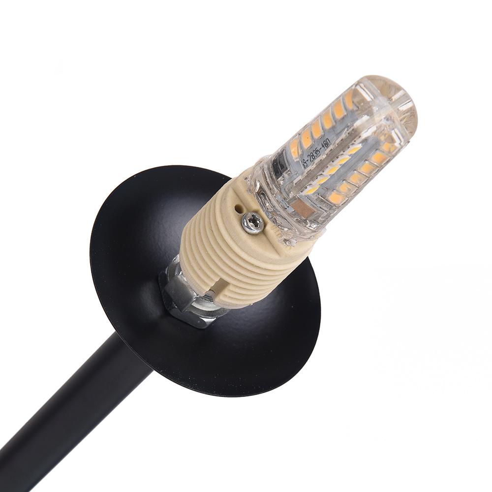 Moderne lineare Sputnik-Kronleuchter mit 15 Glaskugeln in Schwarz oder Messing – Design-Hängelampe 112 cm | Restfield