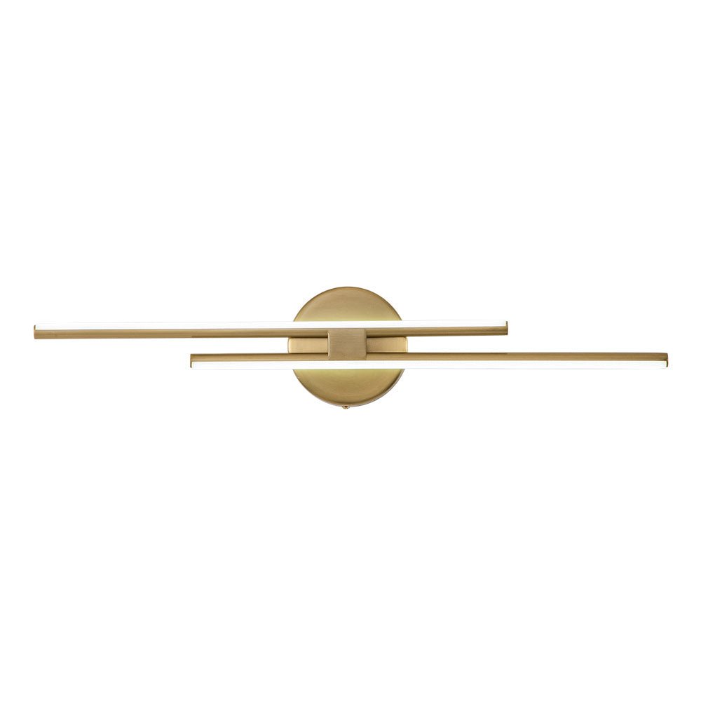Plafonnier LED bande 12W blanc froid noir laiton nickel 60-80cm Cuisine Moderne