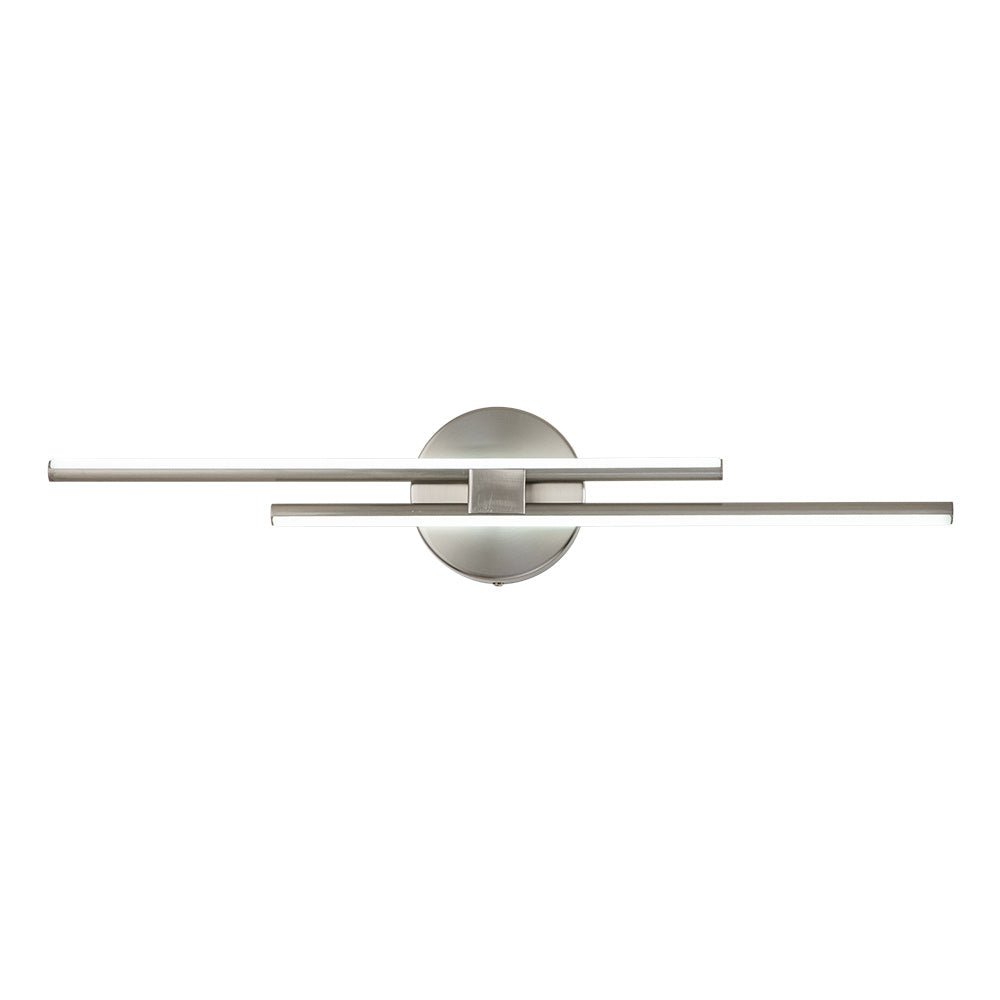 Plafonnier LED bande 12W blanc froid noir laiton nickel 60-80cm Cuisine Moderne