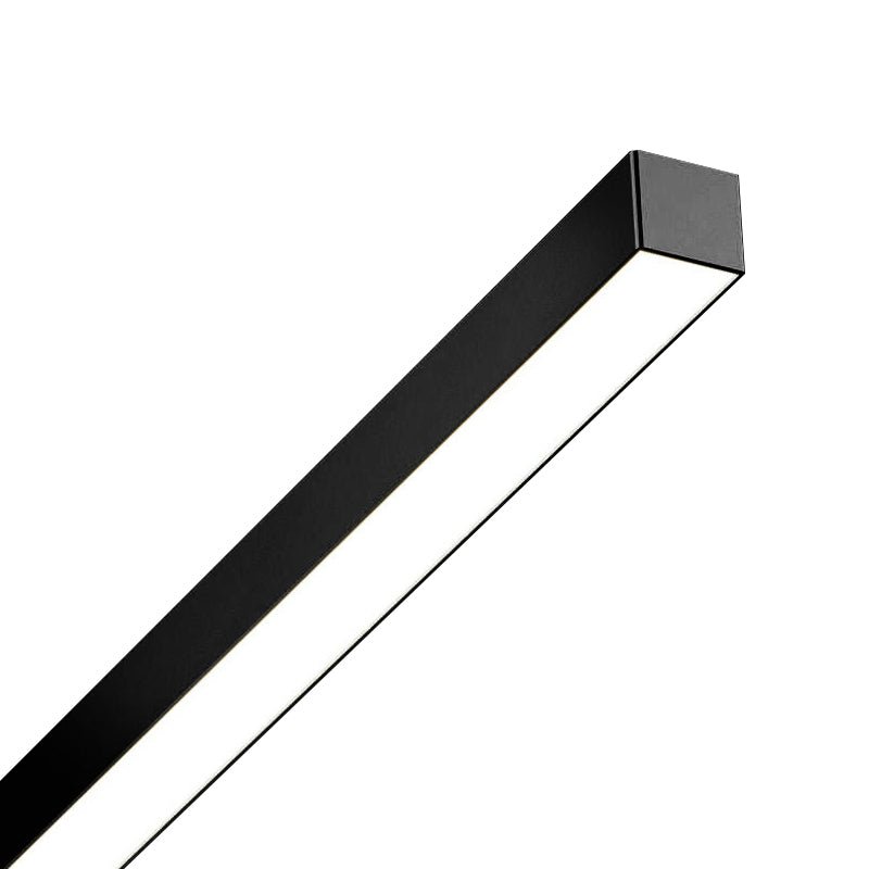 Moderne zwarte LED wandlamp met dubbele lichtstrip – minimalistische badkamer en hal verlichting 90 cm | Sansoti