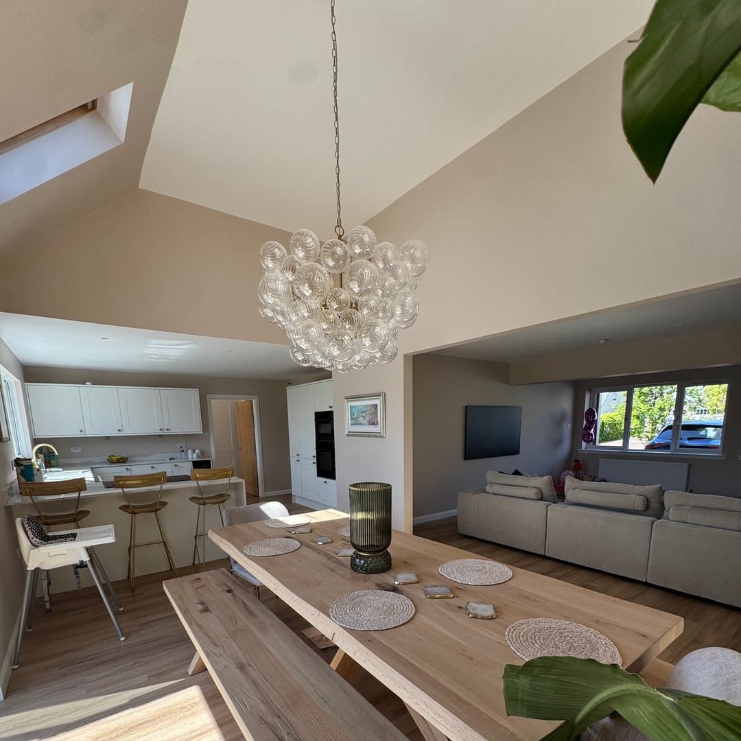 Luxuriöser Cluster Kronleuchter mit Glasblasen in Messing – moderne Hängelampe mit 3 oder 8 Leuchten | Restfield