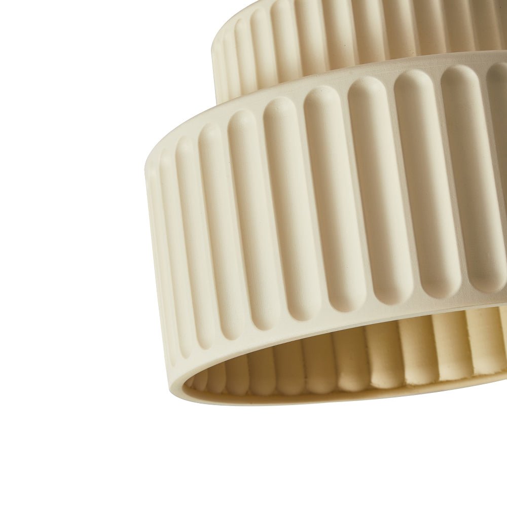 Deckenleuchte Wabi-Sabi Harz Nordic Flush Mount Beige Grün Weiß Dimmbar Wohnzimmer