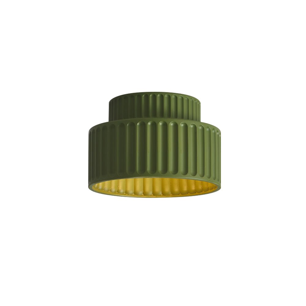 Deckenleuchte Wabi-Sabi Harz Nordic Flush Mount Beige Grün Weiß Dimmbar Wohnzimmer
