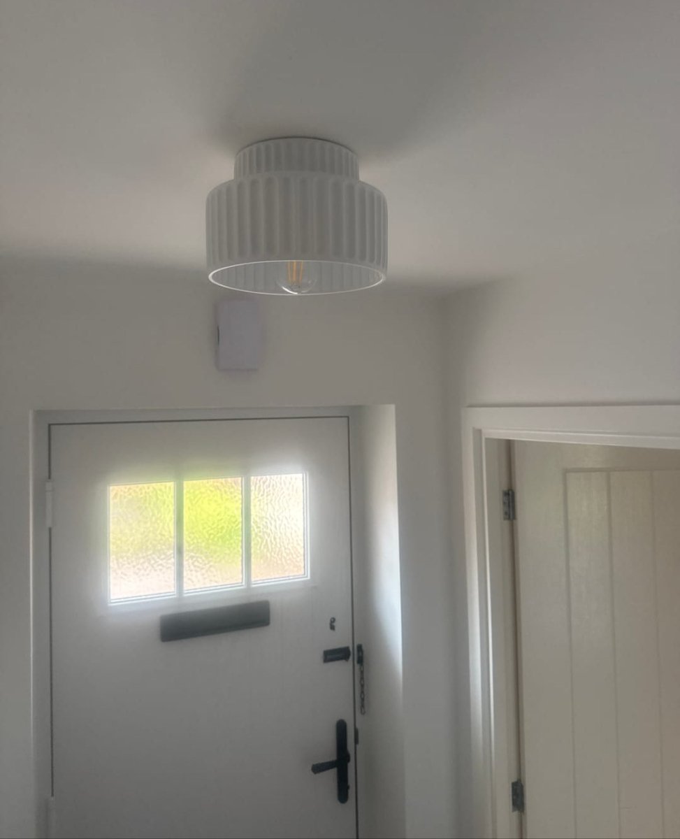 Deckenleuchte Wabi-Sabi Harz Nordic Flush Mount Beige Grün Weiß Dimmbar Wohnzimmer