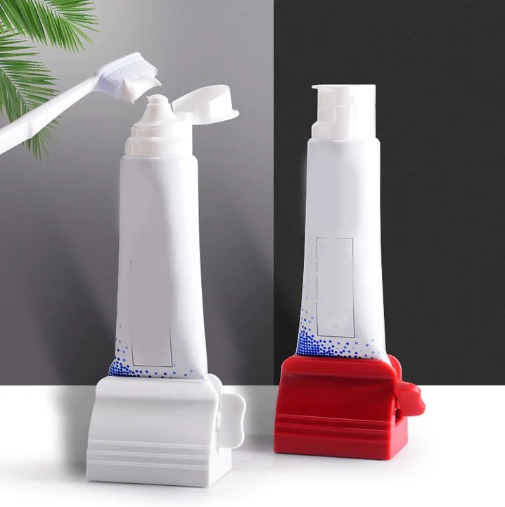 Tandpasta Uitknijper Set van 2 – Hygiënisch Tandpasta Uitknijtool voor Badkamer | Sansoti