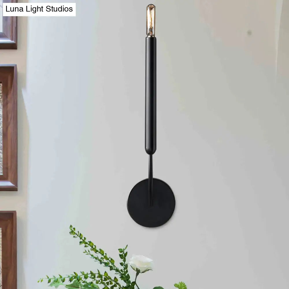 Klassieke Wandlamp Tubelamp – Messing of Zwart Armatuur met Vintage Karakter | Sansoti