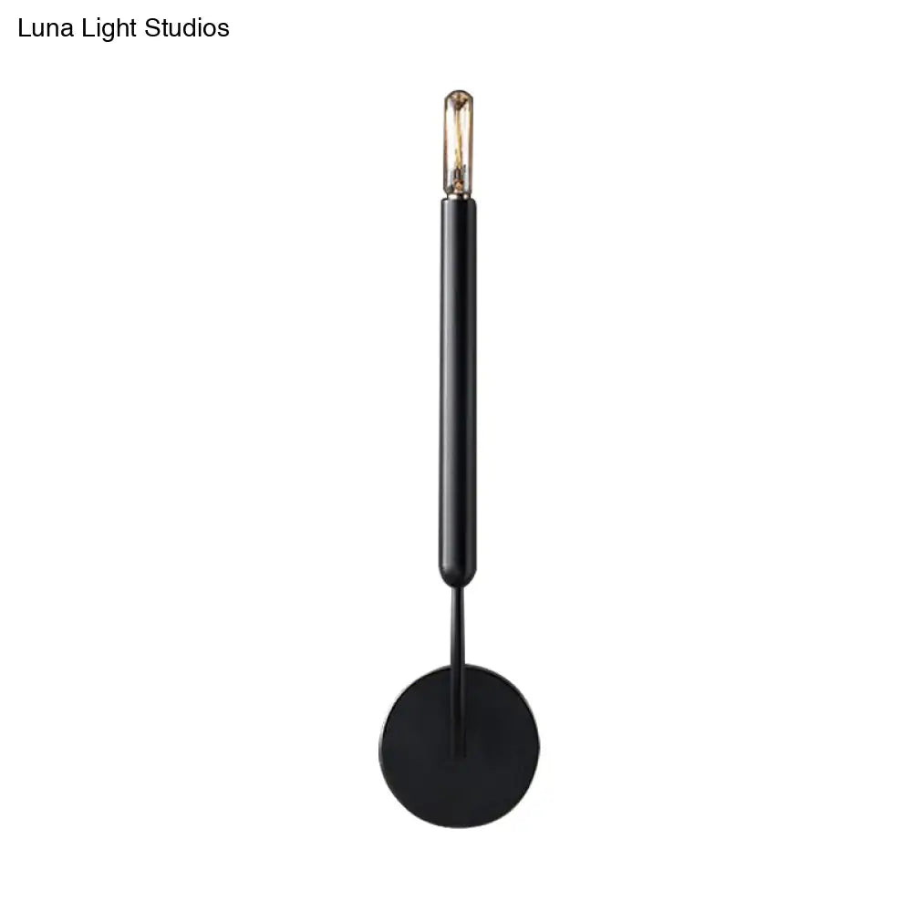 Klassieke Wandlamp Tubelamp – Messing of Zwart Armatuur met Vintage Karakter | Sansoti
