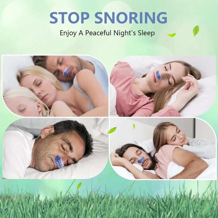 Appareil compact de ventilation nasale pour dormir paisiblement, aide anti-ronflement et à la respiration, rechargeable, format voyage, amélioration du sommeil | Sansoti