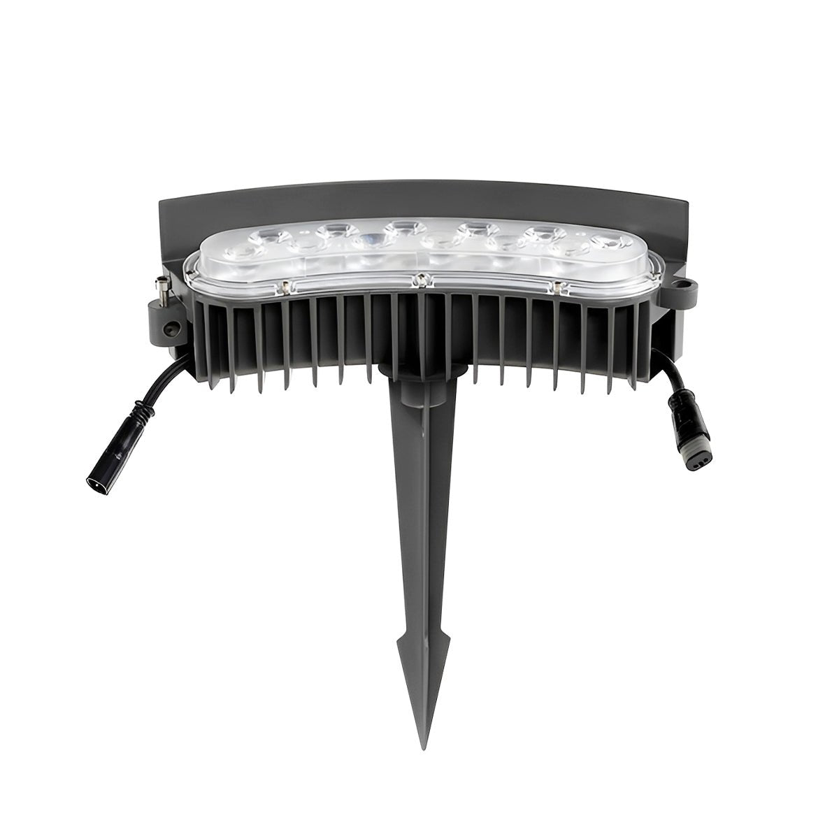 Spot de jardin LED Arche Piquet 12W Noir Jardin Allée Arbre Éclairage IP65 Éclairage paysager Spot piquet RGB Blanc chaud Spot extérieur | Restfield
