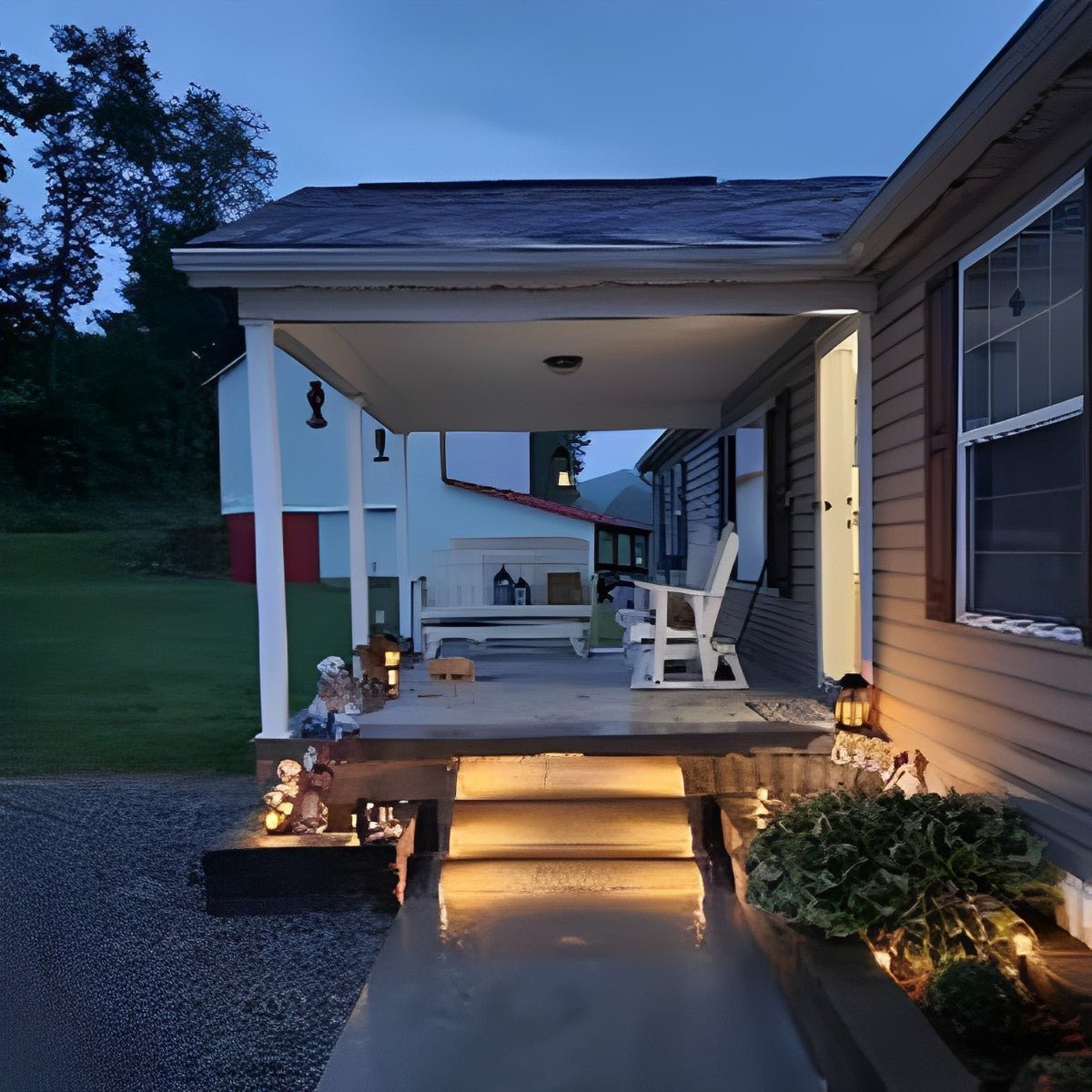 Trapverlichting Buiten Solar LED ABS IP65 Tuin Trap Warmwit 3000K Bewegingssensor Automatisch Oprit Stap Verlichting Sfeerlamp | Sansoti