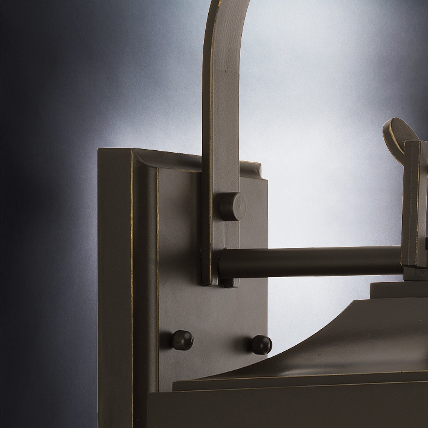 Buitenlamp Wandlamp Klassiek Lantaarn Olde Bronze Aluminium 55cm | Sansoti