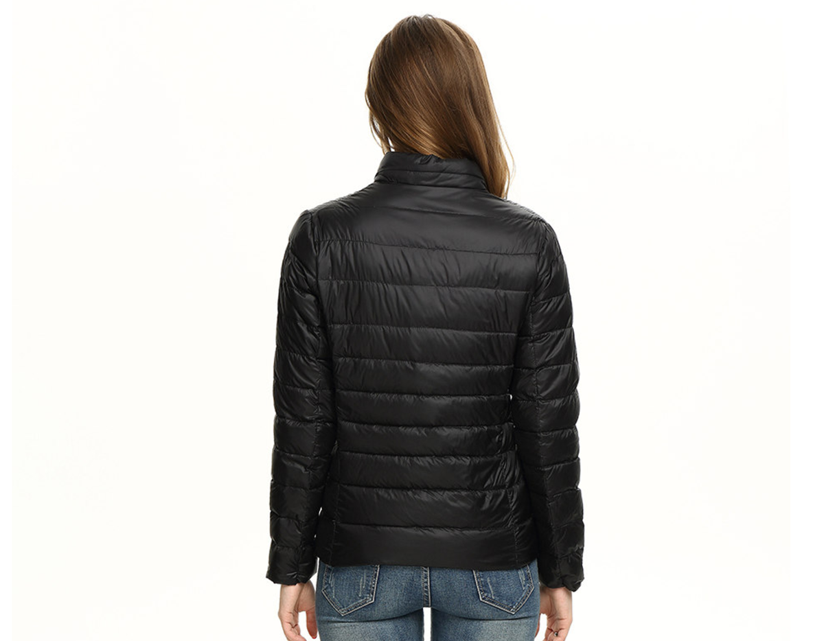 Padded Women's Jacket Fall Winter Lightweight Warm Stylish Quilted Design with Zipper Comfortable Lined S to 3XL | Sansoti