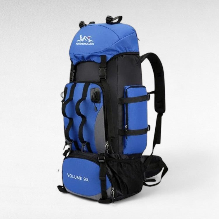 Wasserdichter 90-L-Rucksack zum Wandern, Trekking und Camping, ultraleicht, für Reisen, Outdoor-Aktivitäten, Survival und Bergsteigen | Sansoti