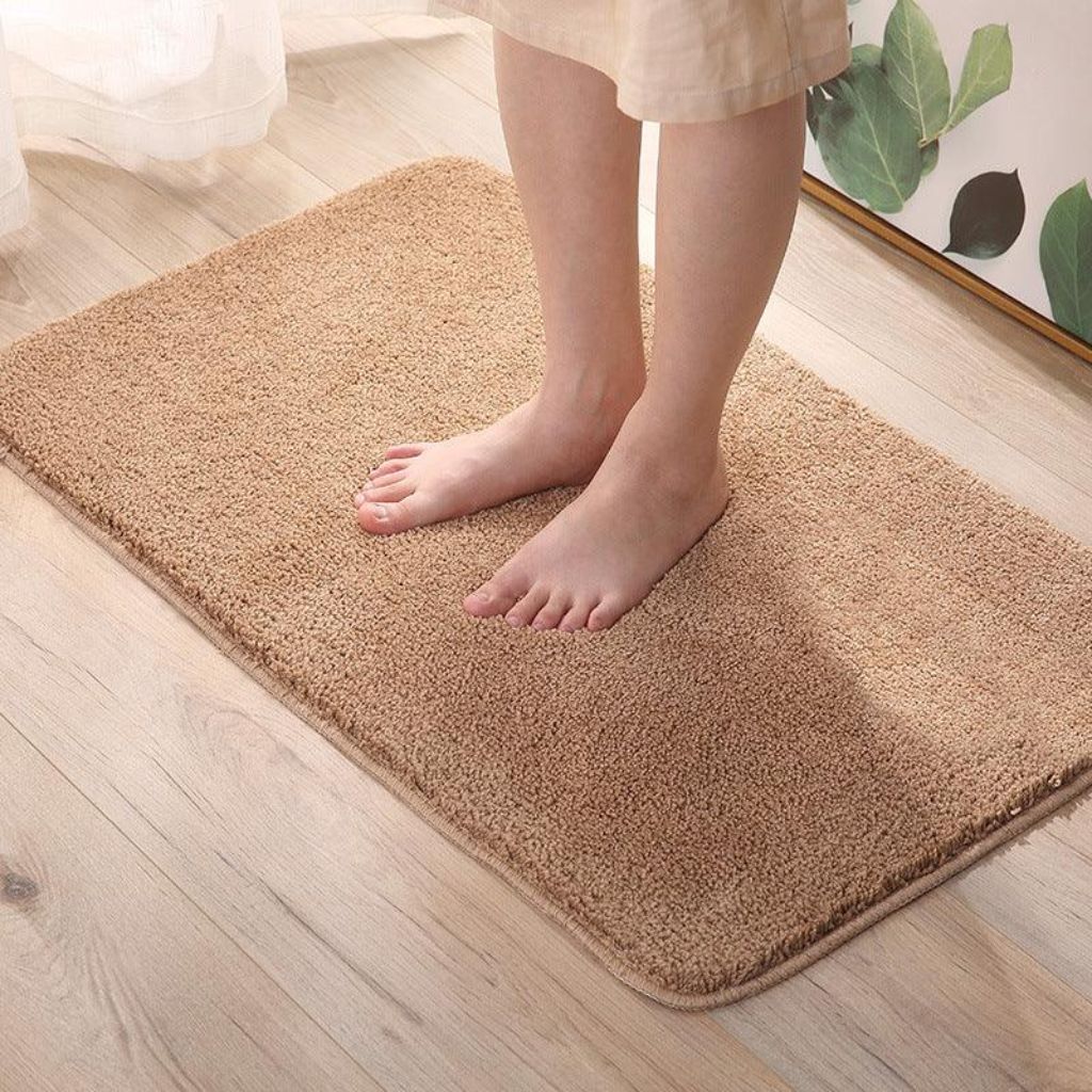 Badmat Microvezel Extra Zacht Antislip 40x60-60x160cm Badkamermat Douchemat Sneldrogend Vochtregulerend | Sansoti