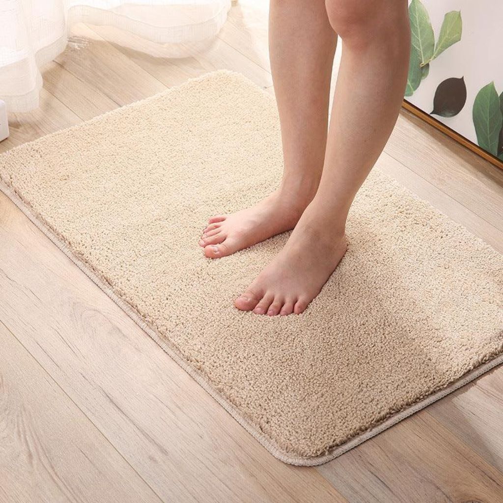 Badmat Microvezel Extra Zacht Antislip 40x60-60x160cm Badkamermat Douchemat Sneldrogend Vochtregulerend | Sansoti