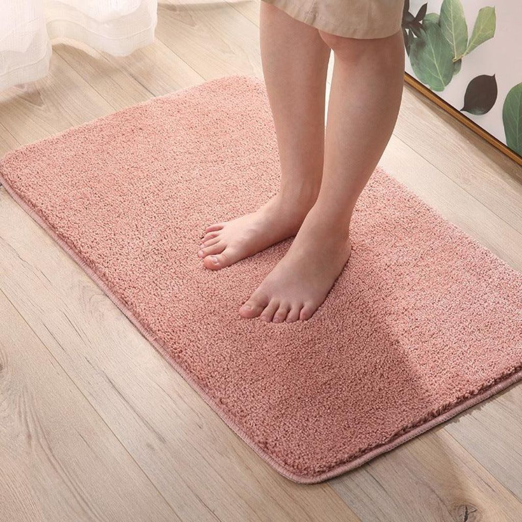 Badmat Microvezel Extra Zacht Antislip 40x60-60x160cm Badkamermat Douchemat Sneldrogend Vochtregulerend | Sansoti