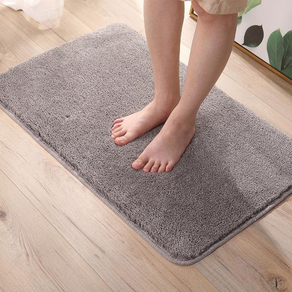 Badmat Microvezel Extra Zacht Antislip 40x60-60x160cm Badkamermat Douchemat Sneldrogend Vochtregulerend | Sansoti
