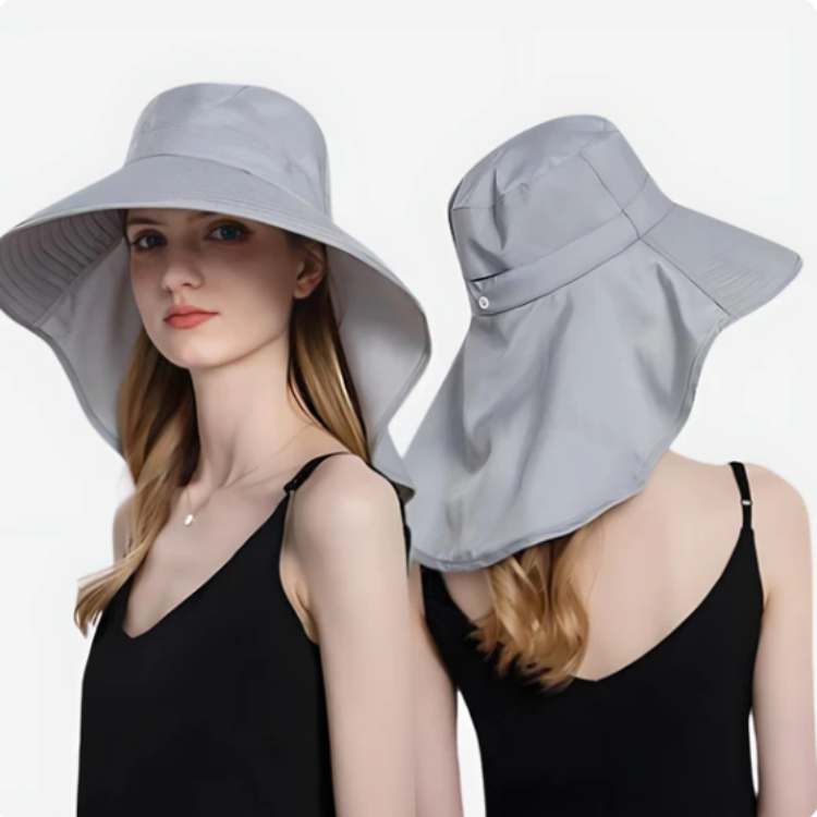 Zonnehoed met UV-Bescherming Ademend Verstelbaar Breed Vizier Dames Heren Zomer Outdoor Strand Tuin Wandelen | Sansoti