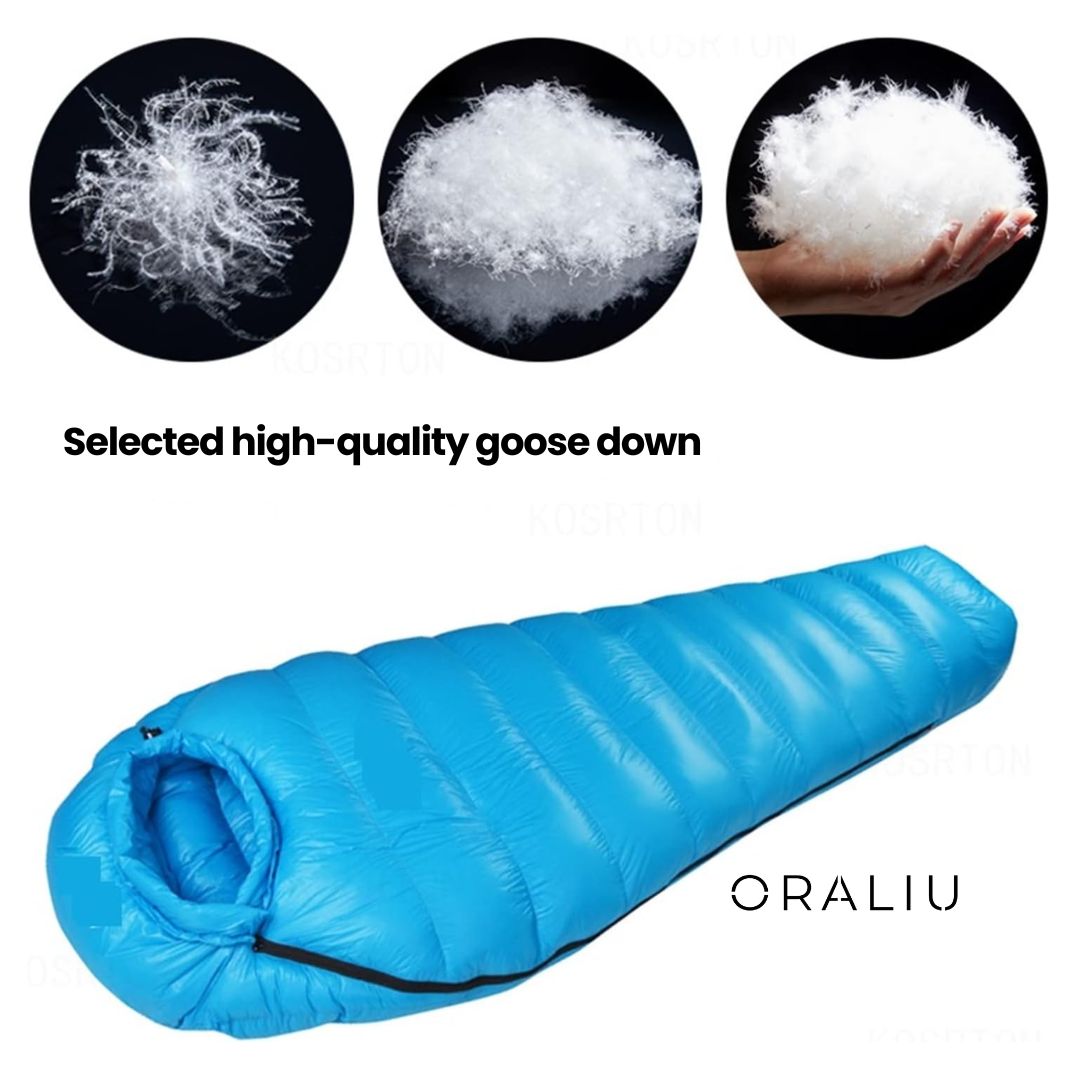 Extreme Winter Sleeping Bag -20°C Down Filling 210cm Unisex Waterproof for Camping Mountaineering Outdoor Adventure | Sansoti