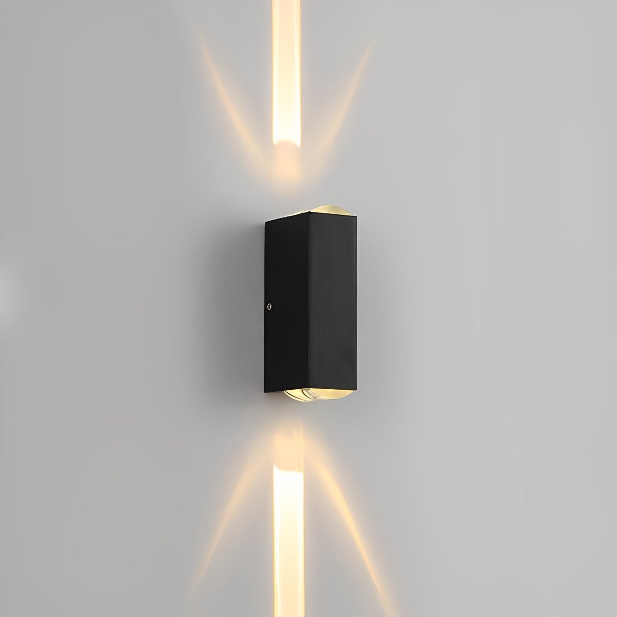 Zewnętrzna lampa ścienna LED z oświetleniem góra-dół, aluminiowa, wodoodporna, IP65, oświetlenie schodów, nowoczesne oświetlenie zewnętrzne | Sansoti