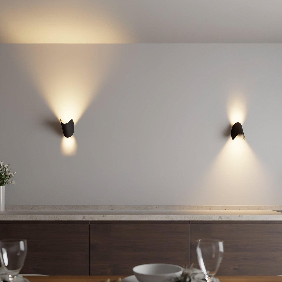 Aluminium-Wandleuchte Schwenkbar Oben Unten LED-G4-Fassung Schwarz Weiß Rot Marineblau Moderne Wandbeleuchtung | Sansoti
