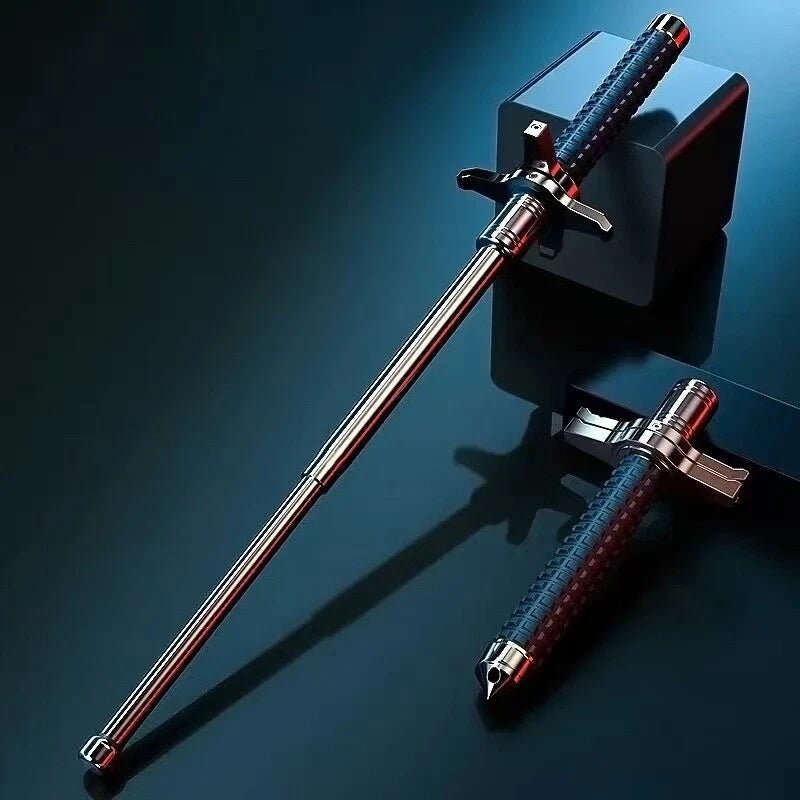 Adjustable Walking Stick with Stable Footrest – Lightweight Walking Aid up to 120 kg Load Capacity for Daily Use | Sansoti