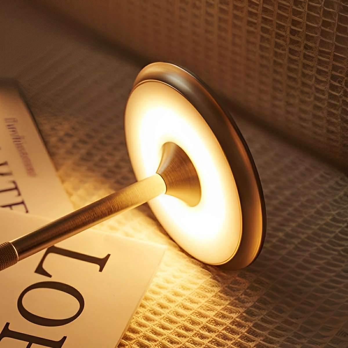 Dimmable Desk Lamp LED USB-C Rechargeable Aluminum 3 Light Modes Table Lamp Gold Silver Black Modern Workspace | Sansoti